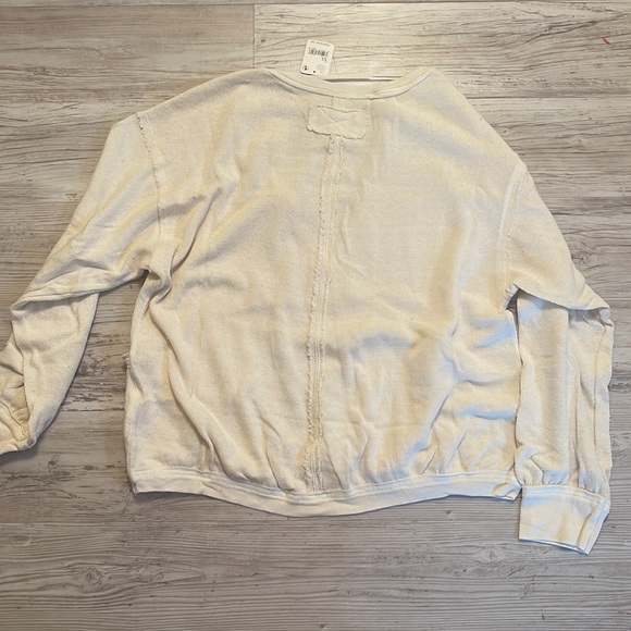 Free People Anyway Tee in Gardenia NWT - Picture 8 of 8